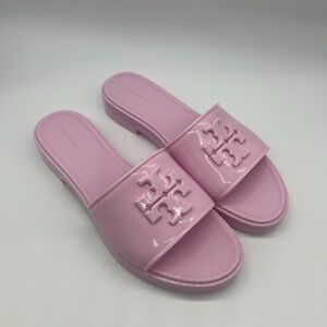 Tory Burch Eleanor Jelly Slides in Petunia